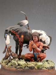 23-	1010606	SIOUX ACCROUPI A COTÉ CHEVAL	90M	PM	-	750 €